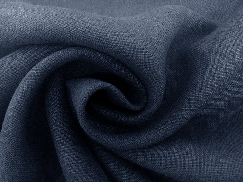 Midweight Linen in Officer Navy1