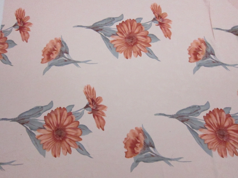 Printed Silk and Rayon Burn Out Chiffon1