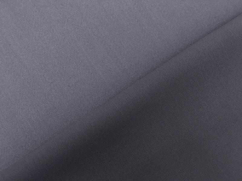 Italian Wool Satin Faille in Blue Gray0