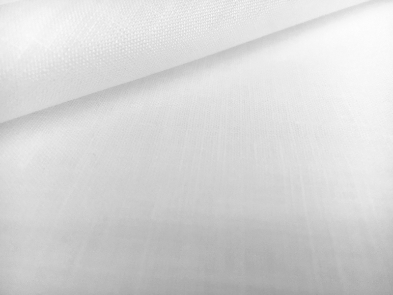 Belgian Sanforized Linen in Optic White0