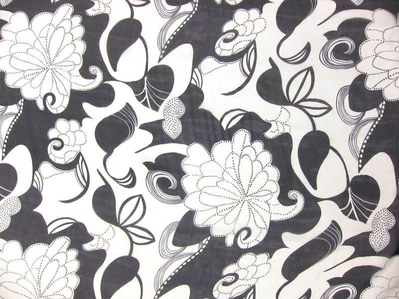 Printed Silk Chiffon0