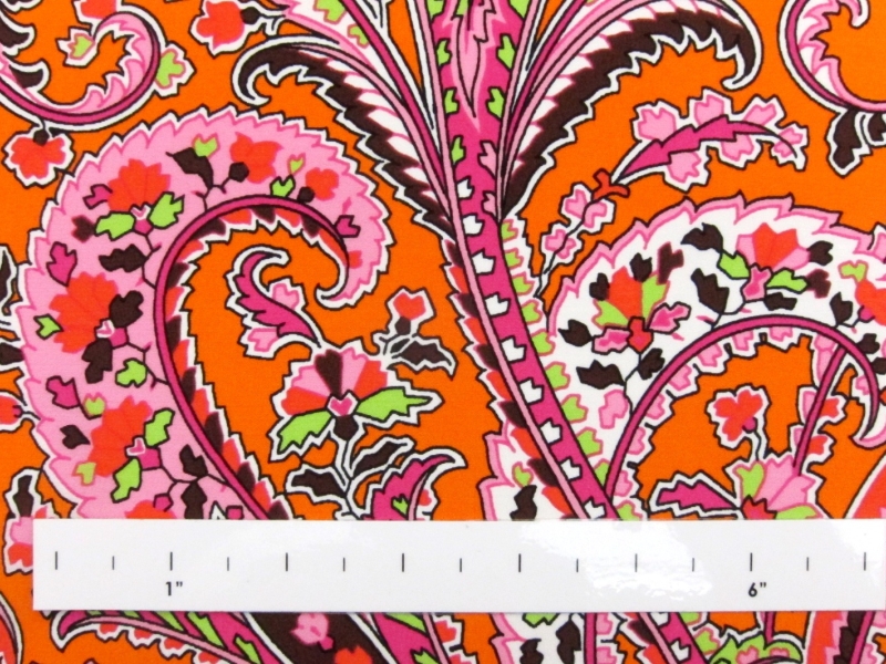 Printed Silk Crepe de Chine1