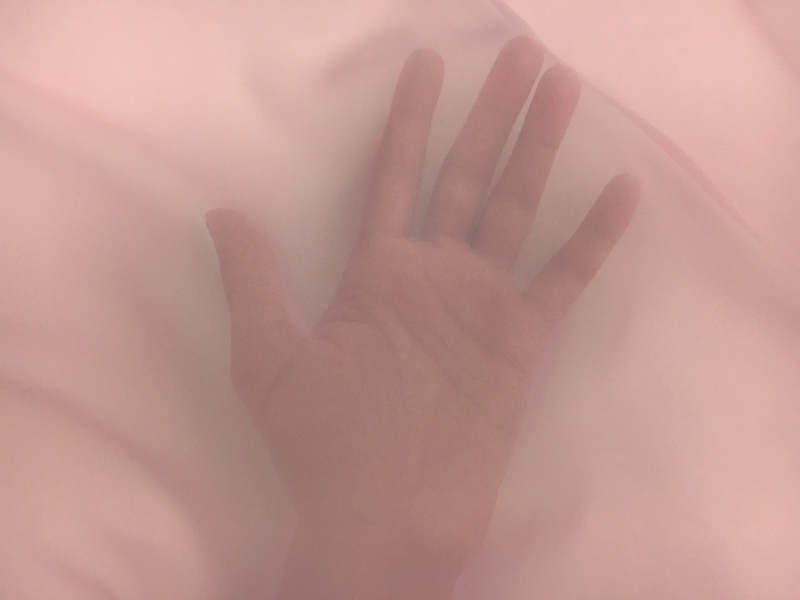 Japanese Polyester Chiffon in Puce Pink2