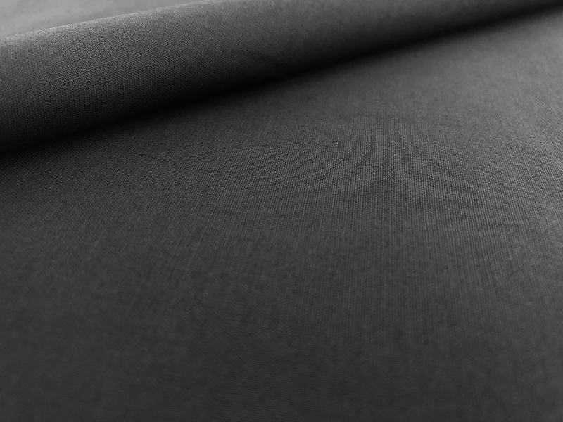 Black Organic Cotton Batiste0