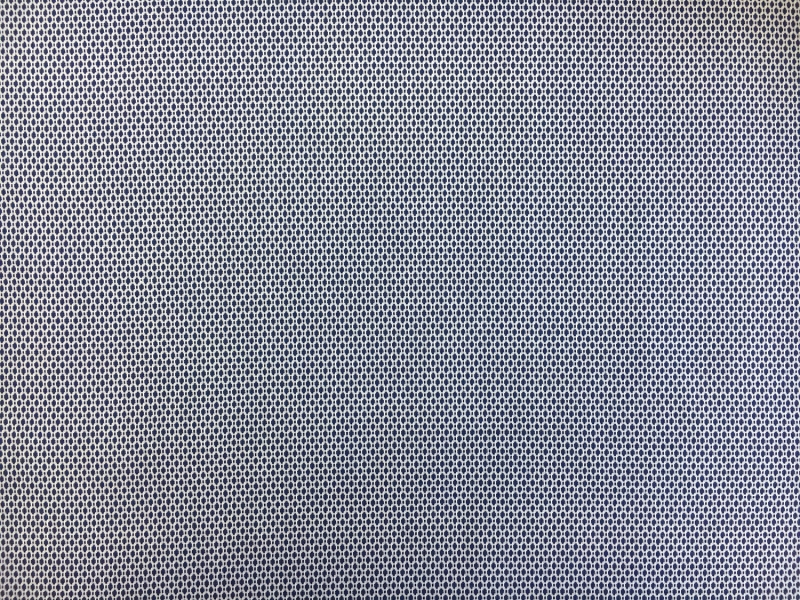 Cotton Oxford Dobby Shirting in Navy0