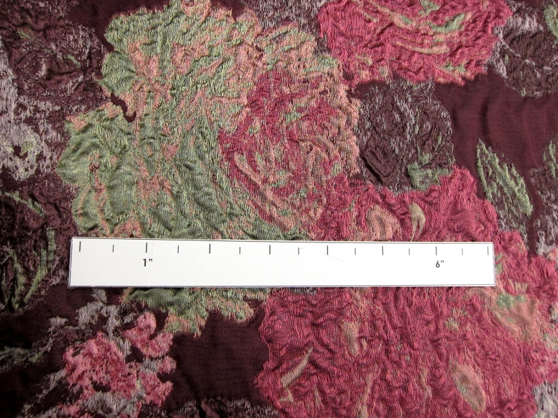 Metallic Silk Blend Organza Cloqué2