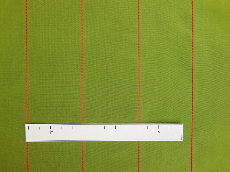 SILK TAFFETA EMBROIDERED STRIPE1
