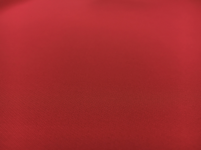 Silk and Viscose Blend Heavy Georgette in Red1