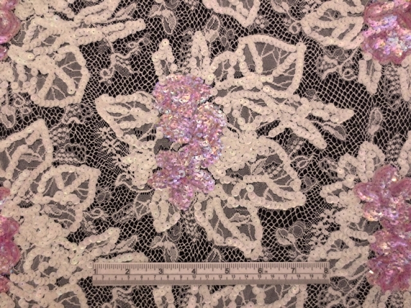 Sequined Chantilly Lace1