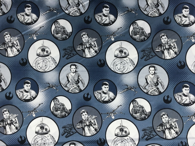 Star Wars The Force Awakens Broadcloth Print0