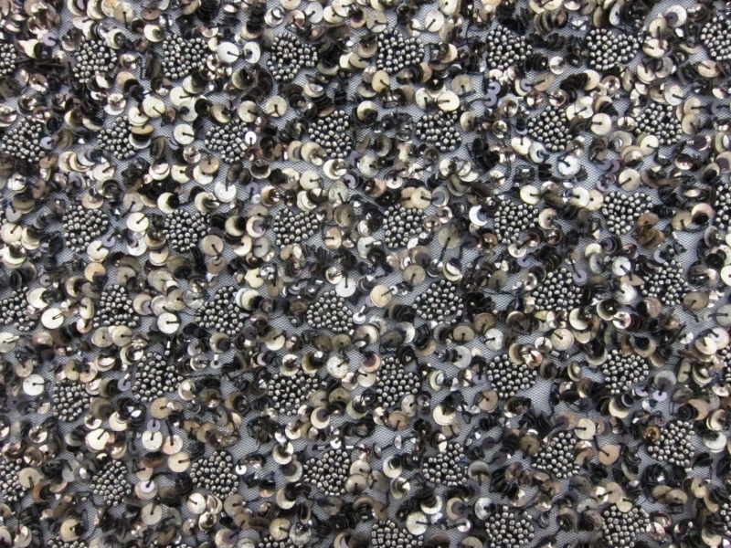 Sequins and Beading on Tulle0