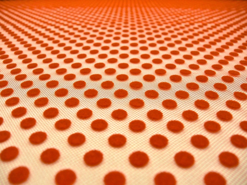 Polka Dotted Flocked Tulle2