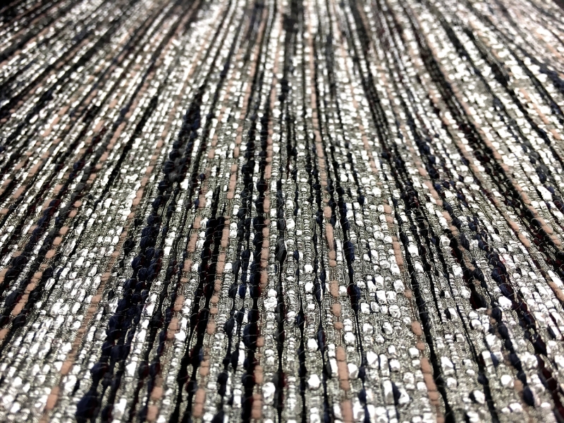 Metallic Wool and Poly Blend Chenille0