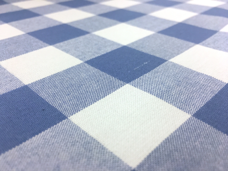 Carolina Cotton Gingham in Denim2