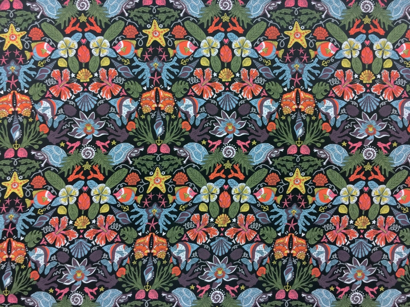 Liberty Silk Crepe De Chine Print0