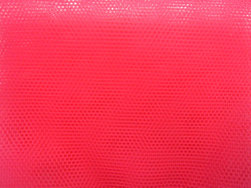 Italian Nylon Tulle in Framboise0