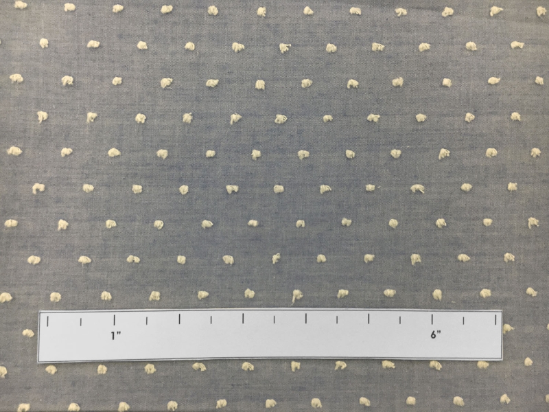 Cotton Poly Swiss Dot in Indigo2