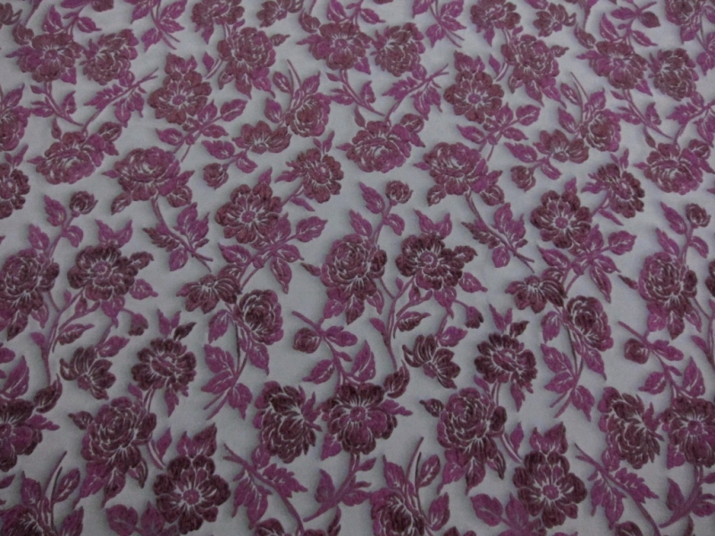 Silk Blend Metallic Cloque0