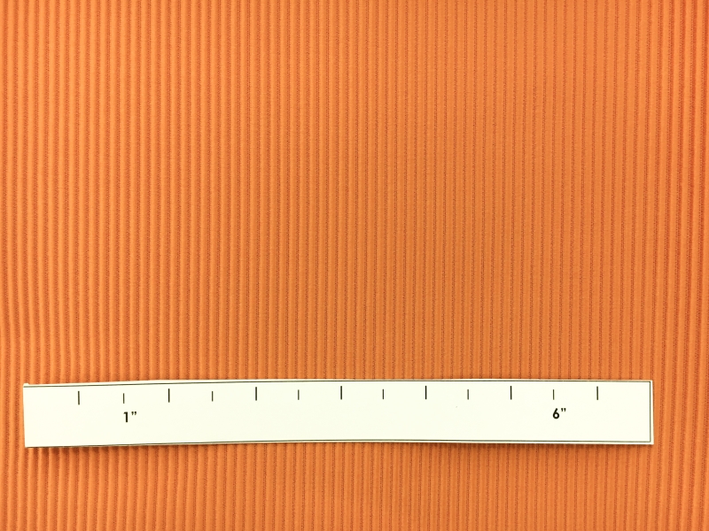 Italian Cotton and Acetate Ottoman in Zafferano1