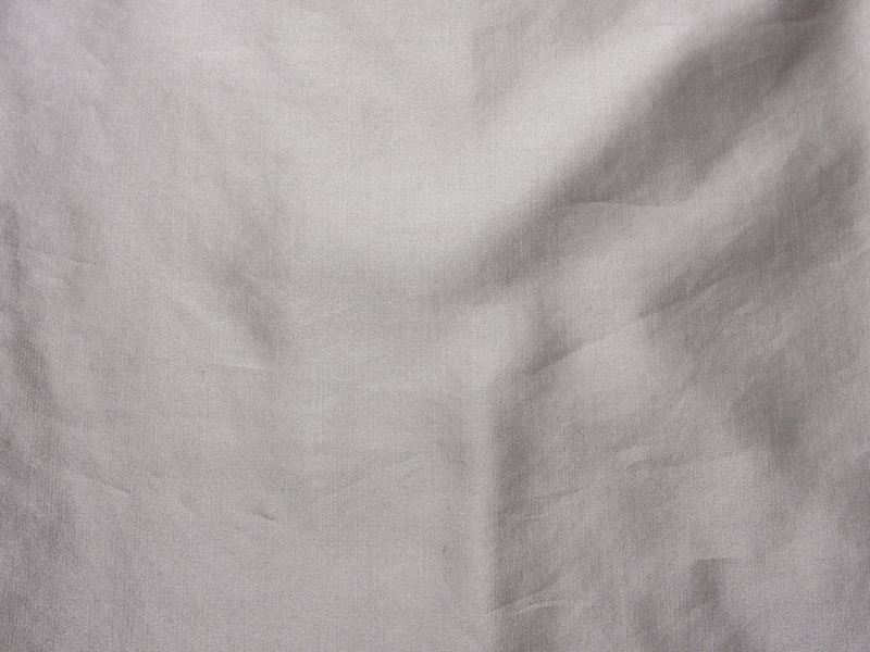 Silk and Cotton Sateen in Silver1