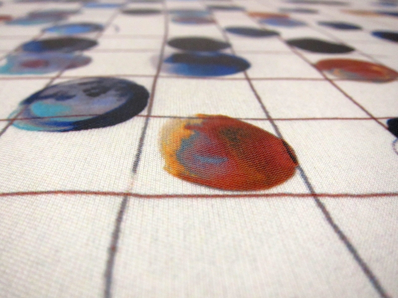 Printed Silk Blend Mikado1