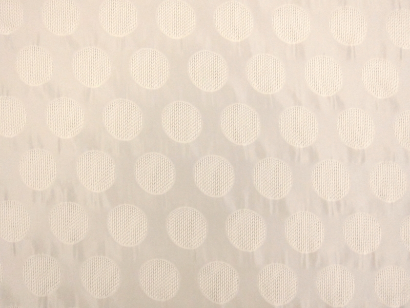 Rayon Blend Basketweave Dots0