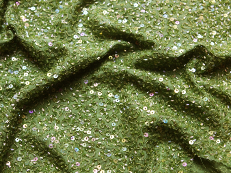 Sequins on Silk Chiffon3