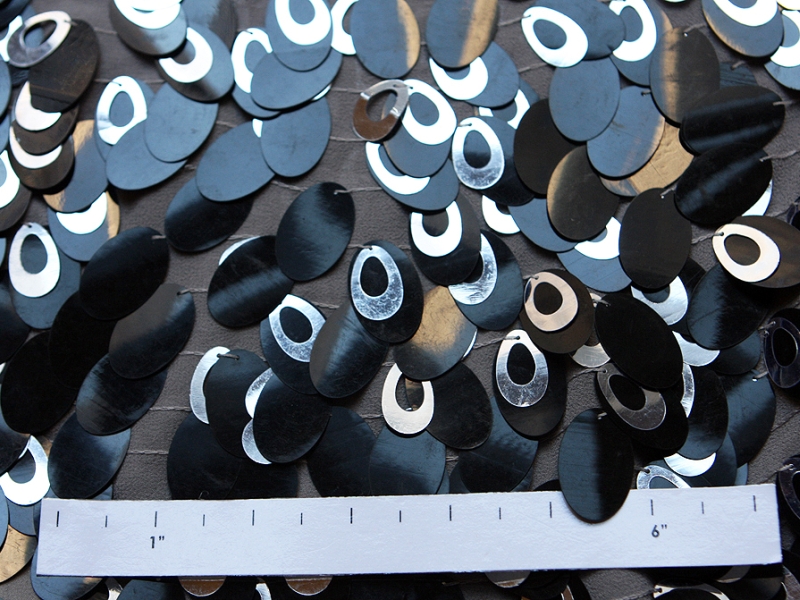 Novelty Paillettes on Silk Chiffon1