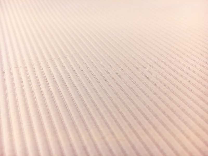 Italian Cotton and Acetate Ottoman in Cipria2