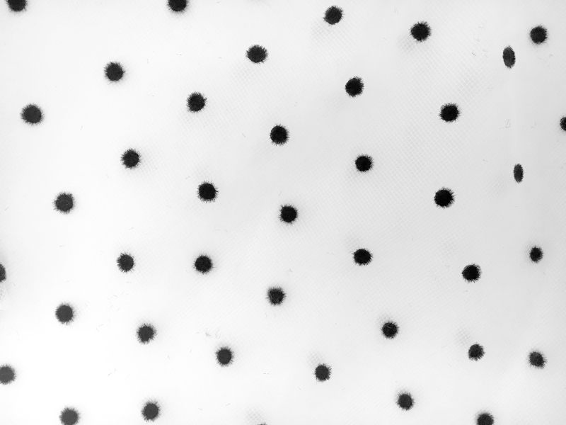 Polka Dot Flocking on Tulle2