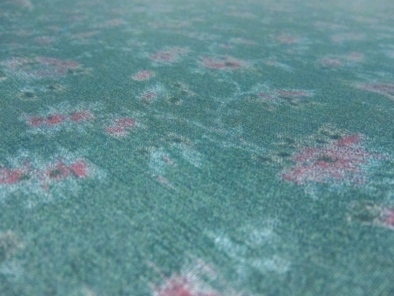 Printed Metallic Silk Chiffon2