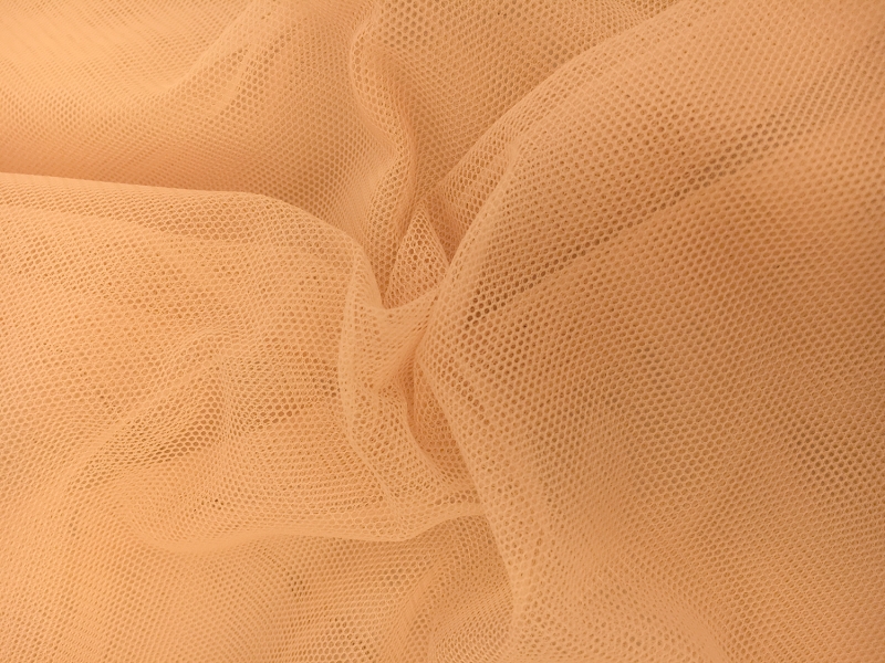 Nylon Bobbinet in Apricot0