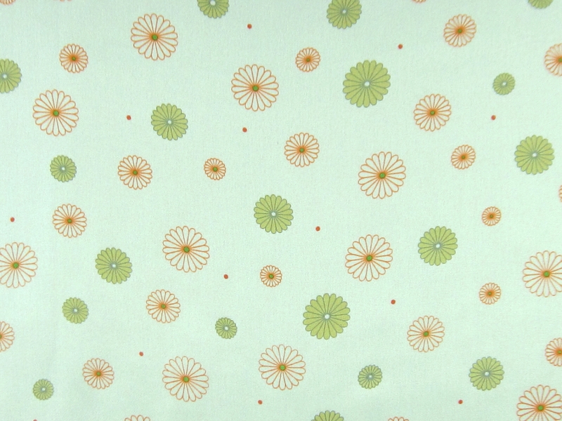 Printed Silk Charmeuse with Small Florals 0