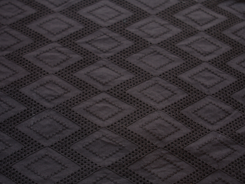 Cotton Eyelet in Black2