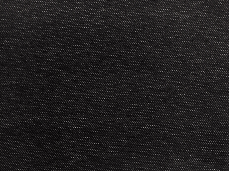 Denim Look Cotton Blend 4 Way Stretch in Black3