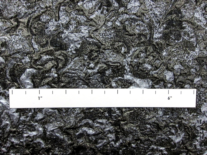 Silk Blend Metallic Organza Cloqué2