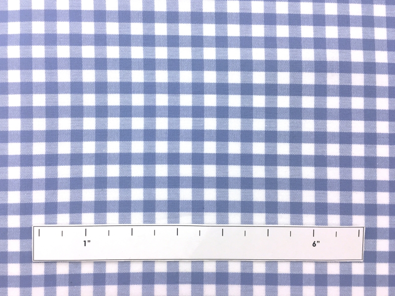 Carolina Cotton Gingham in Periwinkle1