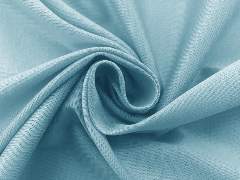Italian Cotton Jersey in Sky Blue1