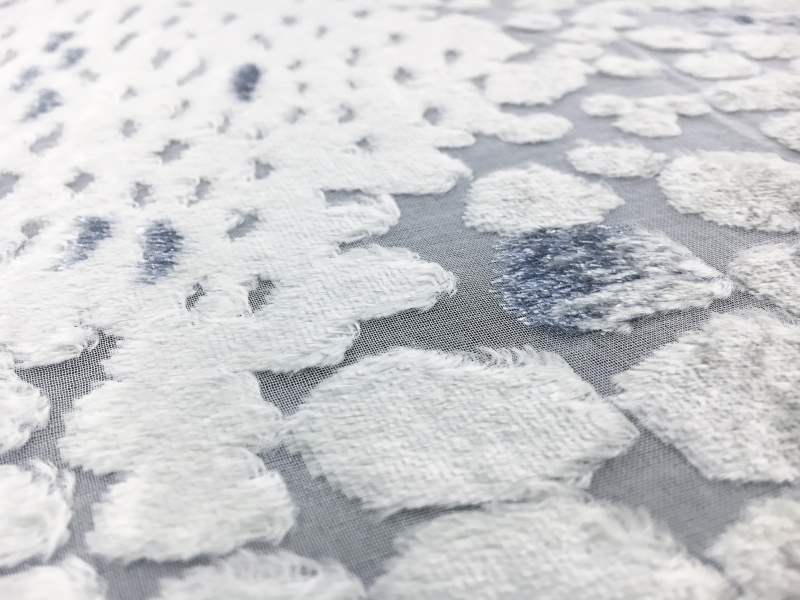 French Silk and Lurex Burnout Velvet with Reptile Patterns 2