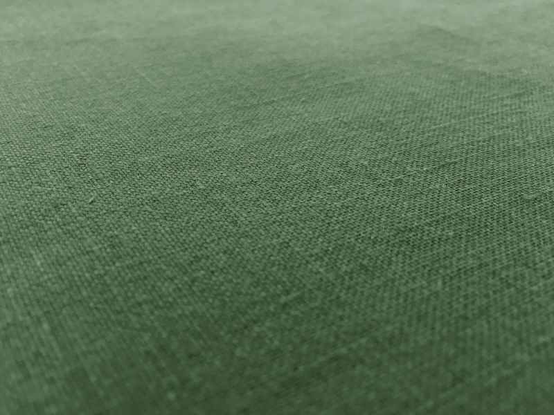 Belgian Sanforized Linen in Grass0