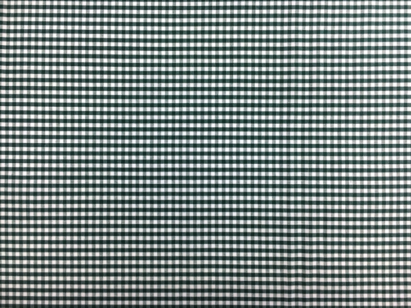 1/8" Cotton Gingham in Forest Green0
