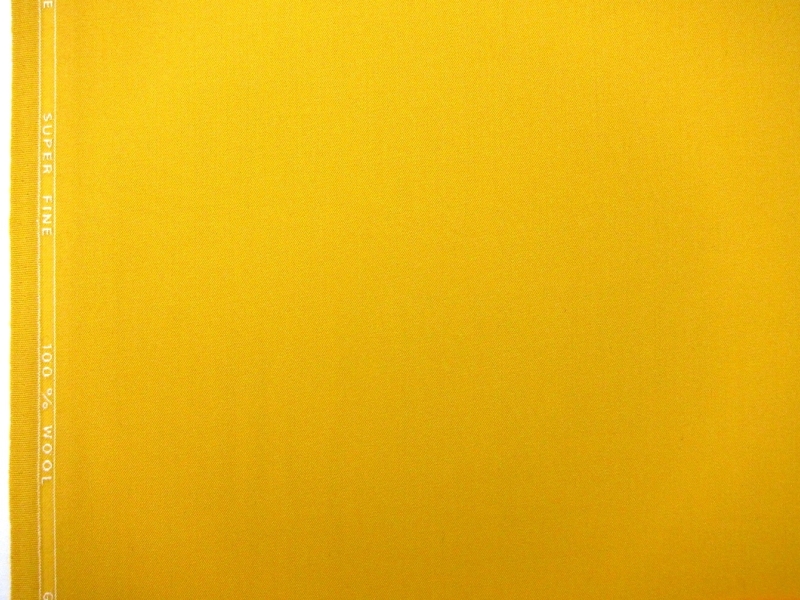 Wool Gabardine in Canary0