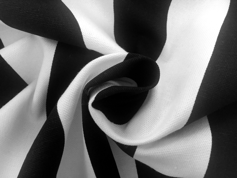 Cotton Canvas 1.5" Stripe1
