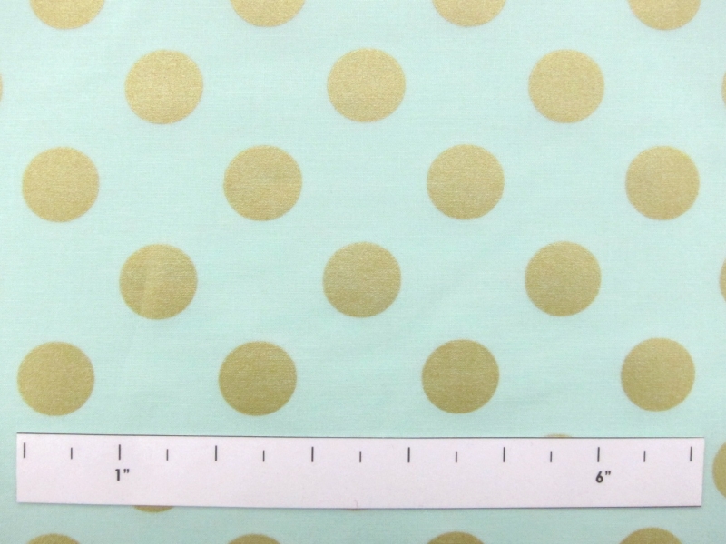 Cotton Broadcloth Metallic Print1