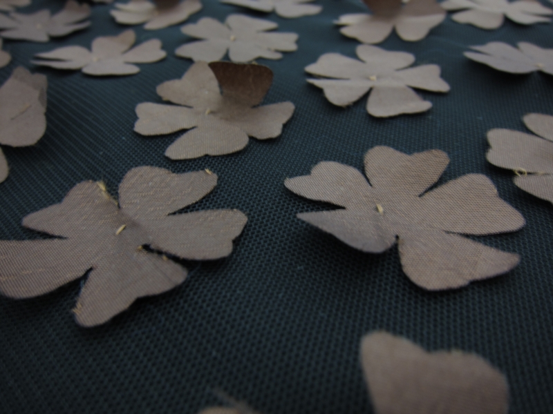 Flowers Appliqué on Tulle        2