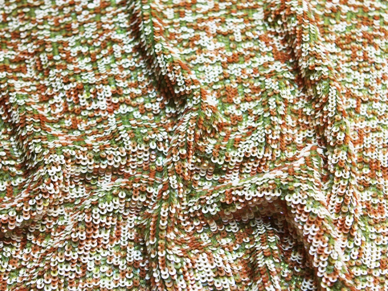 Sequins on Silk Chiffon3