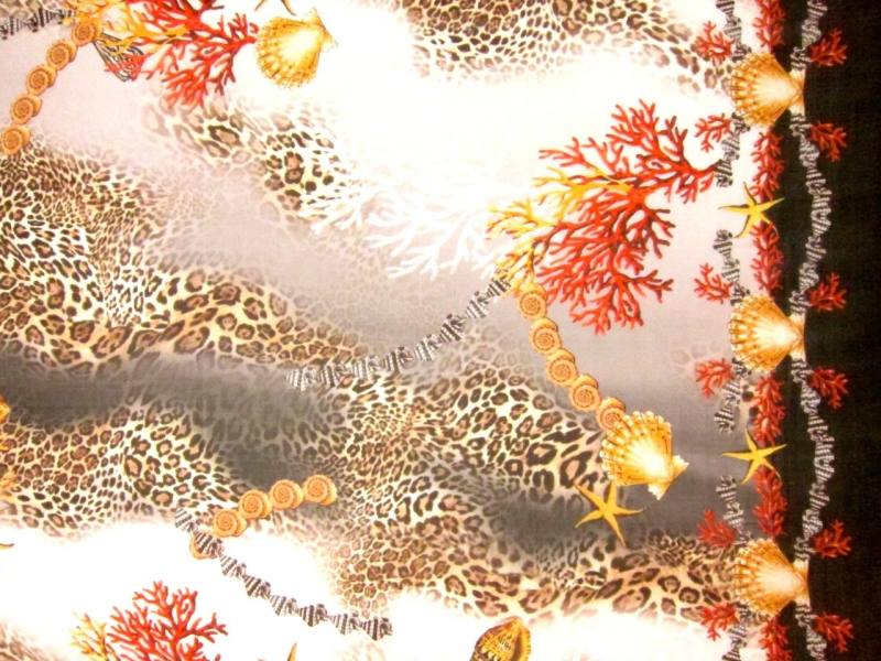 Printed Silk Chiffon0