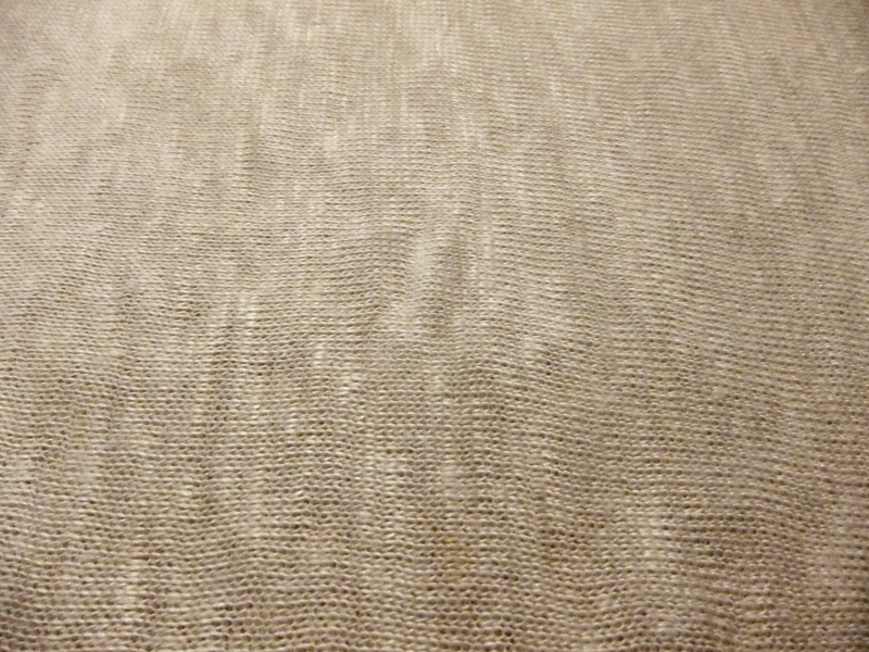 Linen Knit in Tan0