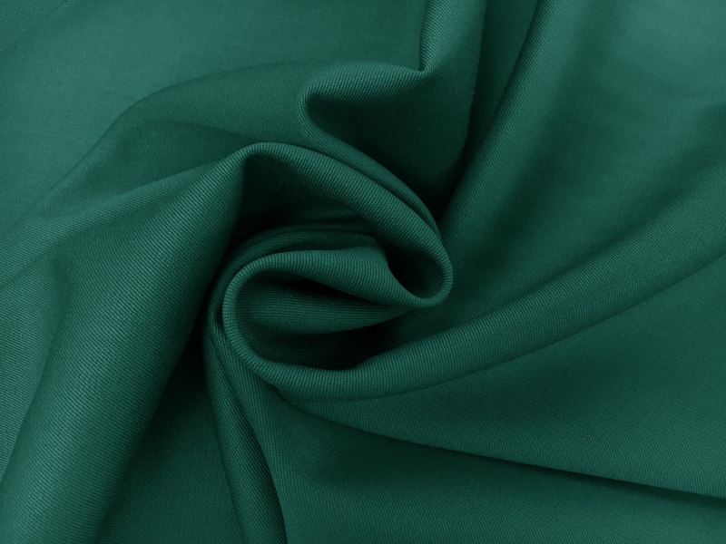 Wool Gabardine in Forest0
