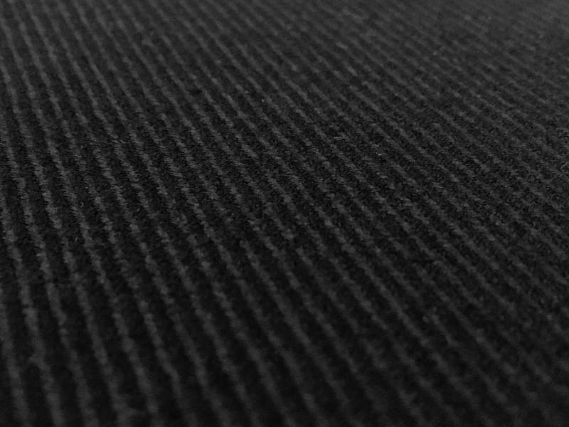 Italian Wool Twill in Black0